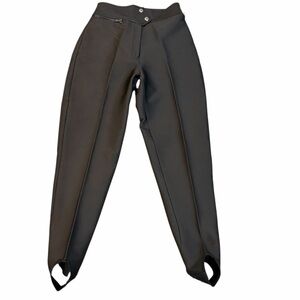 Vintage Obermeyer Black Stirrup Ski Pants | Lined | Women’s XS–S (Vintage 10)